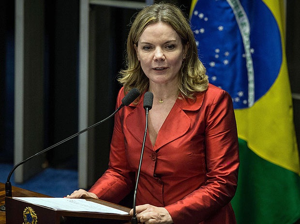 Senadora federal Gleisi Hoffmann
