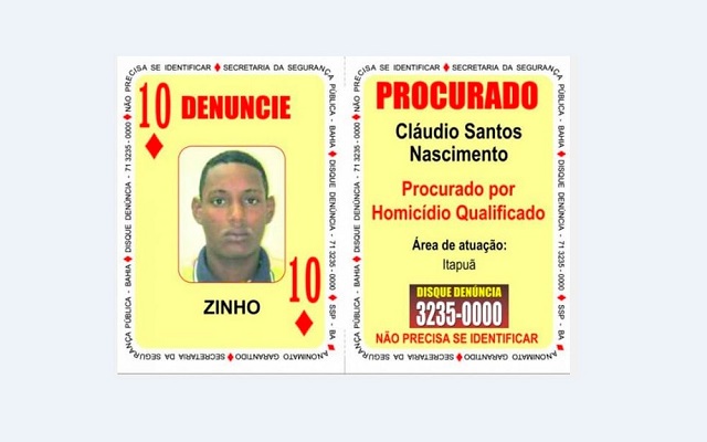 Zinho foi morto em troca de tiros em Salvador (Foto: Divulgação | SSP-BA)