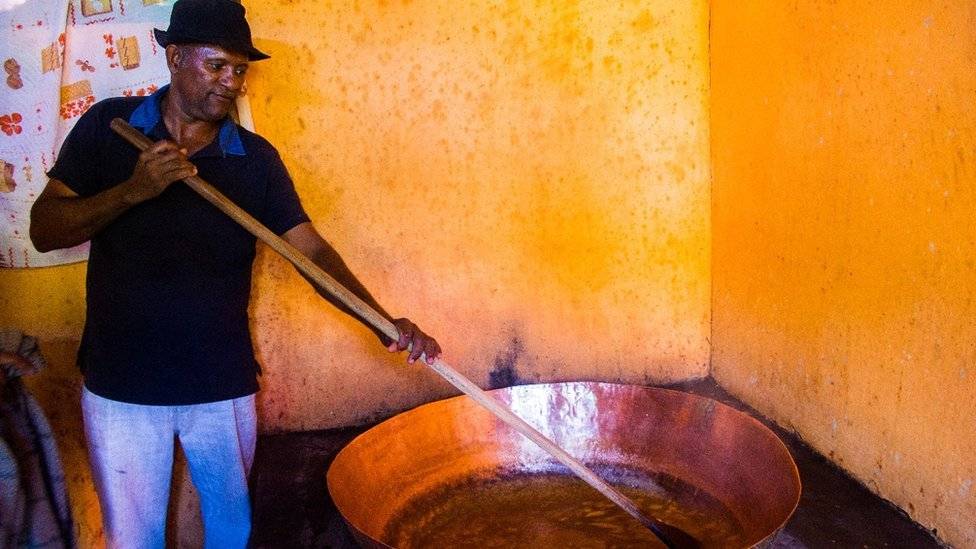 Produção de marmelada já foi uma das principais fontes de receita do Quilombo Mesquita / Ana Carolina A. Fernandes Produção de marmelada já foi uma das principais fontes de receita do Quilombo Mesquita / Ana Carolina A. Fernandes