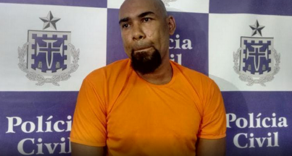 Paulo Sérgio Ferreira é suspeito de assassinar com 12 facadas o mestre de capoeira Moa do Katendê (Foto: Reprodução)