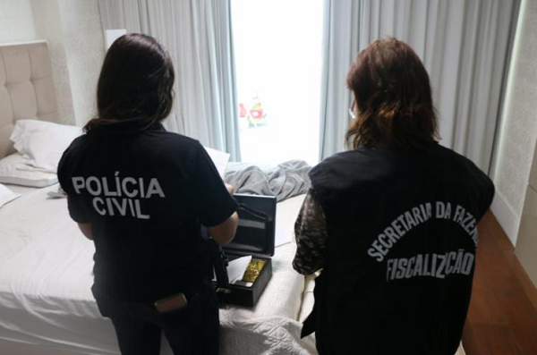 A Operação Pé de Coelho é promovida pela força-tarefa que reúne o Ministério Público Estadual (MP-BA), a Secretaria da Fazenda do Estado (Sefaz-BA) e a Polícia Civil (Foto: Divulgação | SSP-BA)