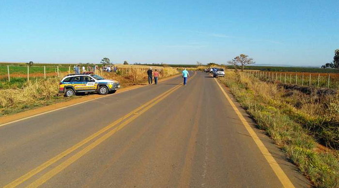 Trecho em que o jovem morreu nesta sexta e atropelou mulher em 2017 (Foto: Divulgação | PMMG)