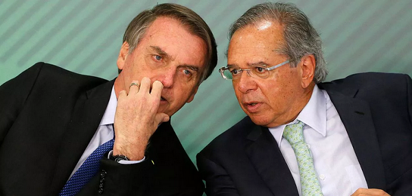 Jair Bolsonaro e ministro da Economia, Paulo Guedes (Foto: REUTERS/Adriano Machado)