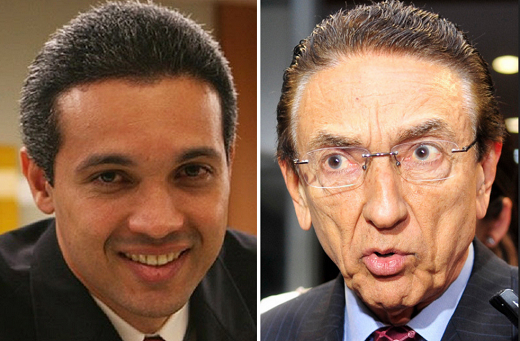 Ex-ministro Edson Lobão e seu filho, Márcio Lobão (Foto: Reprodução)