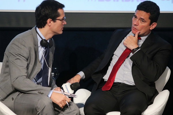 Procurador Deltan Dallagnol e o Ministro da Justiça, Sergio Moro (Foto: Reprodução)