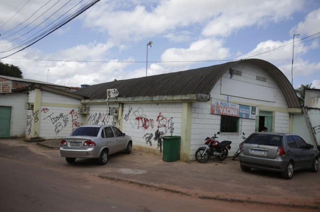 Fachada do PSF do bairro Lama Preta (Foto: Reprodução | A Tarde)