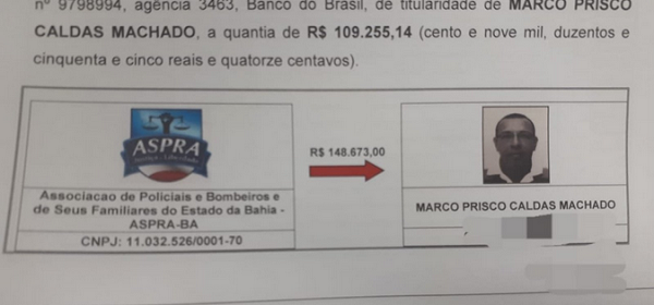 A suspeita é que esse dinheiro tenha sido utilizado em campanhas políticas de pessoas ligadas a Prisco no interior (Foto: Reprodução | Metro1)