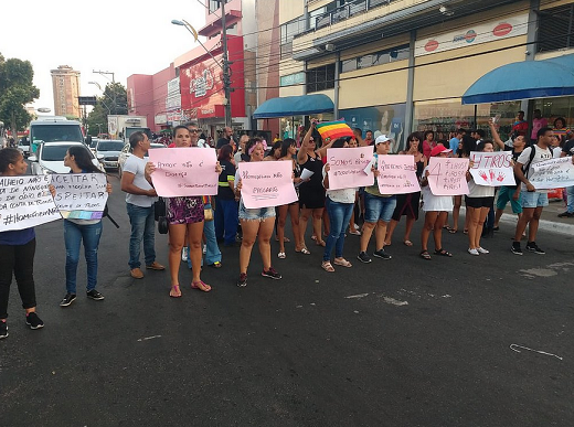 Manifestantes pediram que crime não fique sem resposta (Foto: Divulgação)