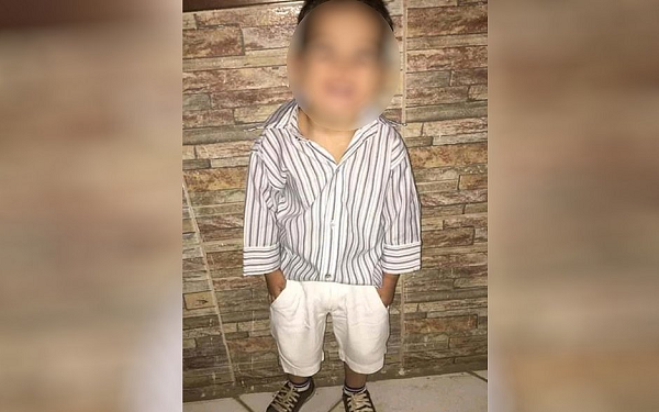 Menino de 2 anos foi morto por asfixia. Ele também tinha sinais de agressão e abuso sexual (Foto: Reprodução)