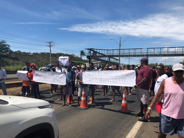 Manifestação foi realizada na manhã desta sexta-feira (Foto: Divulgação | BPRV)