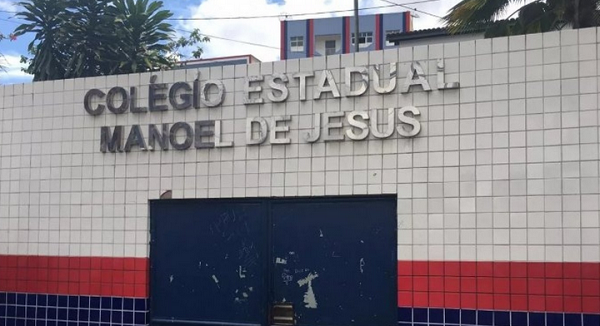 Colégio Estadual Manoel de Jesus, em Simões Filho (Foto: Reprodução)