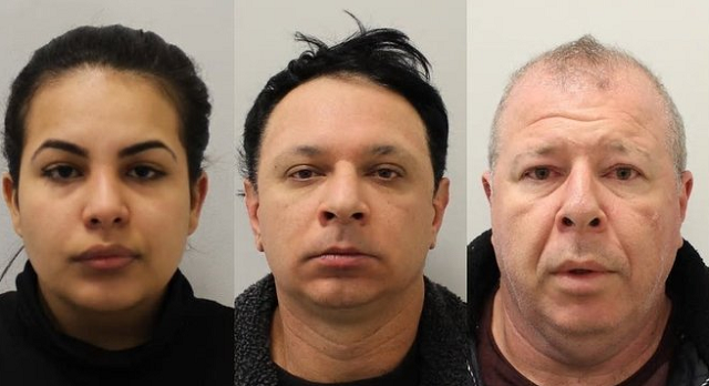 Três brasileiros - Flavia, Renato e Raul Socchi - eram os cabeças de uma quadrilha que explorava mulheres, vendia drogas e controlava bordéis clandestinos em Londres, segundo a polícia (Foto: BBC NEWS BRASIL | Metropolitan Police)