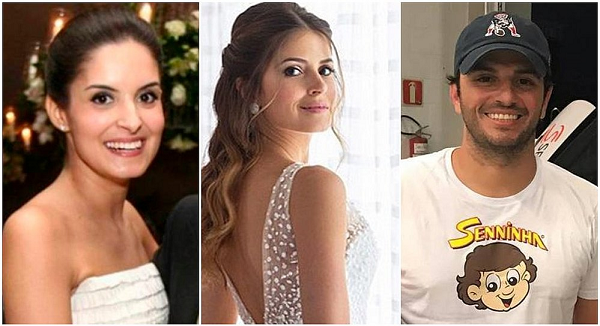 Marcela Brandão Elias, 37 anos, a irmã dela, Maysa Mussi, e o ex-piloto de Stock Car Christiano Chiaradia Alcoba Rocha, o Tuka Rocha, 36 anos, vítimas fatais da queda do bimotor Cessna 550 (Foto: Reprodução)