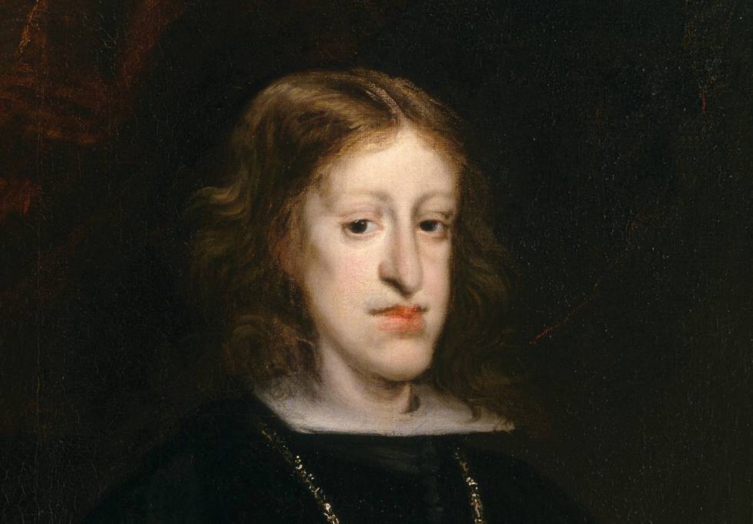 Retrato de Carlos II pintado por volta de 1680 por Juan Carreño de Miranda (MUSEO DEL PRADO) Retrato de Carlos II pintado por volta de 1680 por Juan Carreño de Miranda (MUSEO DEL PRADO)
