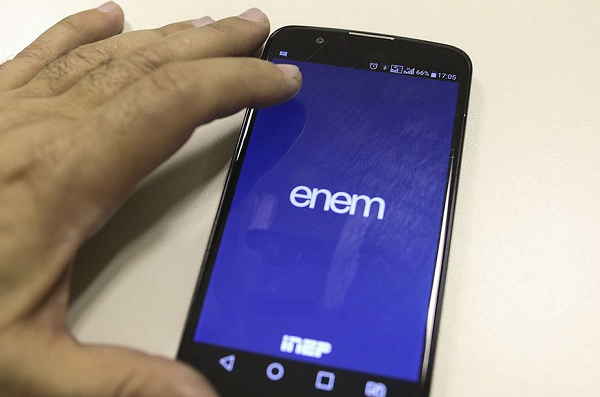 É possível acessar o resultado também pelo aplicativo do Enem (Foto: Reprodução)