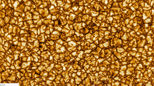 Superfície solar é formada por várias “pequenas” células de tamanho um pouco maior do que o estado de Minas Gerais (Foto: ESA)