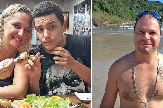 As vítimas são Romuyuki Gonçalves, sua mulher, Flaviana Gonçalves, e o adolescente Juan Gonçalves (Foto: Reprodução | Facebook)