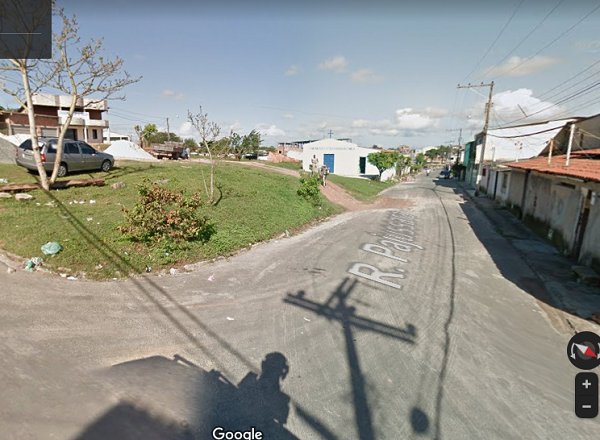 Rua Pajussara, no Verde Horizonte, em Camaçari (Foto: Print | Google Maps)