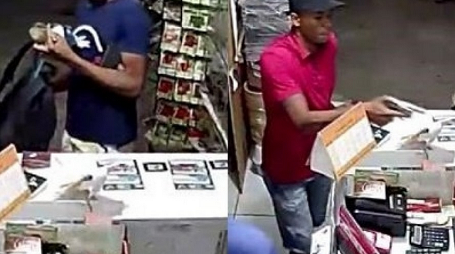 Dupla armada assaltou uma loja de ração, no Parque das Mangabas (Foto: Reprodução)