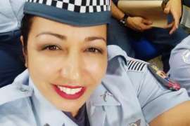Reprodução/Divulgação A Sargento Magali Garcia