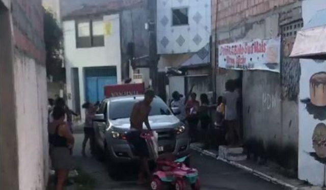 Situação aconteceu na localidade de Pau Sul, em Vila de Abrantes (Foto: Reprodução | Aratu On)