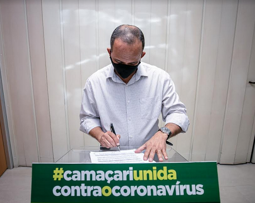 Prefeitura de Camaçari decidiu prorrogar, por mais 15 dias, as ações temporárias de prevenção e controle para enfrentamento da Covid-19 (Foto: Tiago Pacheco)