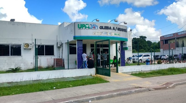 Unidade de Pronto Atendimento (UPA), no bairro da Gleba A (Foto: Reprodução)