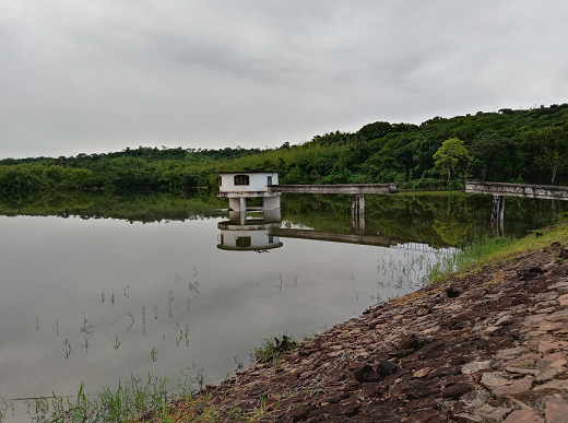Barragem Rio dos Macacos localizada em Simões Filho (Foto: Reprodução)