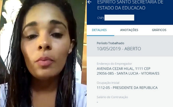 Adeyula Dias Barbosa Rodrigues, 31 anos, está desempregada (Foto: Reprodução)