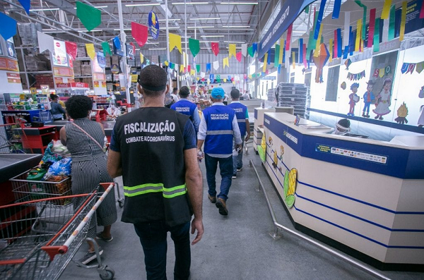 Operação Combate à Covid-19 inclui as ações da Fiscalização de Enfrentamento ao Coronavírus e da Operação Toque de Recolher (Foto: Reprodução | Ascom | PMC)