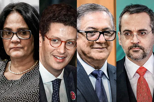 Ministros: é comum que em começos de governo, os novos membros sejam confrontados sobre a veracidade das informações (Foto: Agência Brasil | AFP | Agência Brasil | Reuters | Exame)