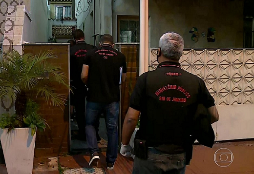 Nessa operação também foi preso Fabrício Queiroz, ex-assessor do deputado Flávio Bolsonaro (Foto: Reprodução | TV Globo)