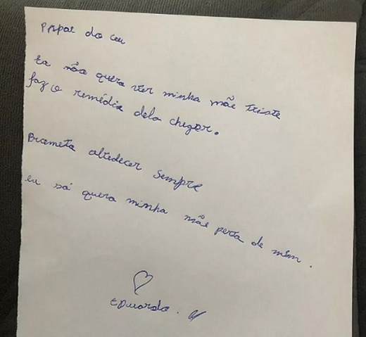 Filho de mulher em tratamento de câncer raro escreve carta a Deus por medicação (Foto: Arquivo pessoal | Reprodução | G1)