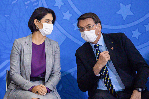 Primeira-dama Michelle Bolsonaro testou positivo para covid-19 (Foto: Reprodução)