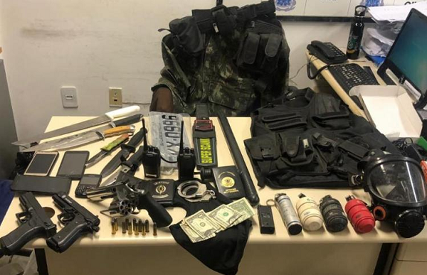 Material apreendido durante a operação (Foto: Divulgação | Polícia Civil)