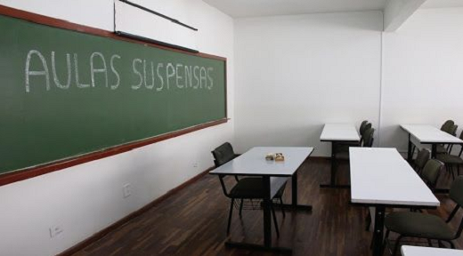 Os gestores chegaram a um consenso de maneira unânime pelo não retorno das aulas durante a pandemia do novo coronavírus ou somente quando disponibilizarem a vacina de prevenção ao vírus (Foto: Reprodução)