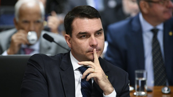 Senador Flávio Bolsonaro (Republicanos-RJ) (Foto: Reprodução)