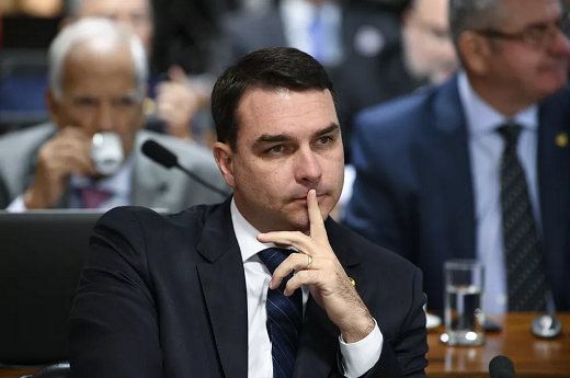 Senador Flávio Bolsonaro (Republicanos-RJ) (Foto: Reprodução)