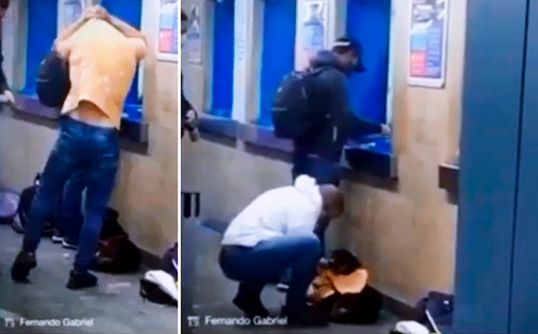 Promotor de vendas Felipe Paulino, 33 anos, que ajudou um cachorrinho a se proteger do frio em São Paulo (Foto: Reprodução)