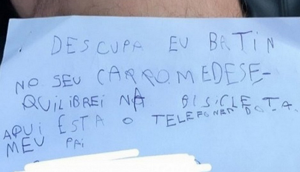 Curitibano de 7 anos, sensibilizou internautas depois de protagonizar gesto exemplar de honestidade (Foto: Reprodução)