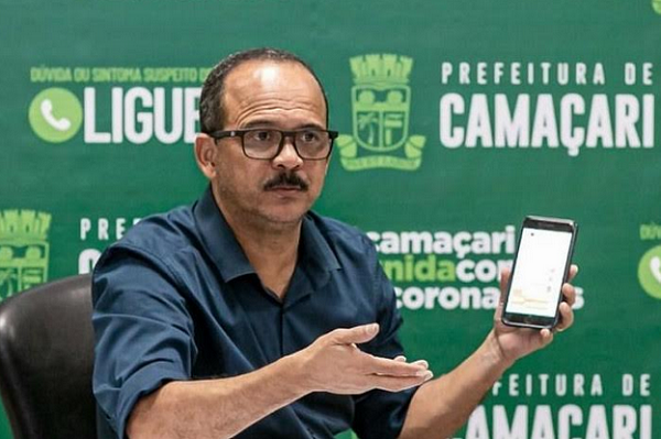 Prefeito de Camaçari e candidato à reeleição, Elinaldo Araújo (DEM) (Foto: Reprodução)