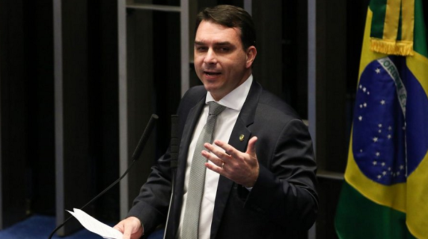 Senador Flávio Bolsonaro (Republicanos) (Foto: Reprodução)