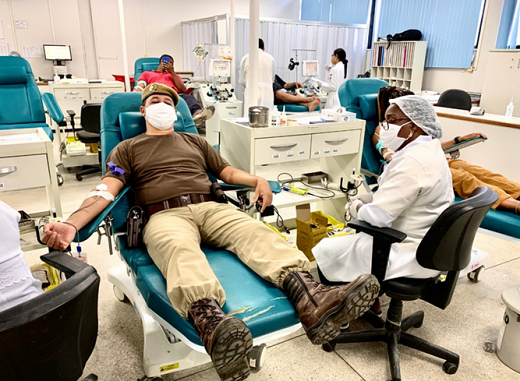 Durante a pandemia, os estoques de sangue até agosto de 2020 tiveram uma queda significativa (Foto: Divulgação)