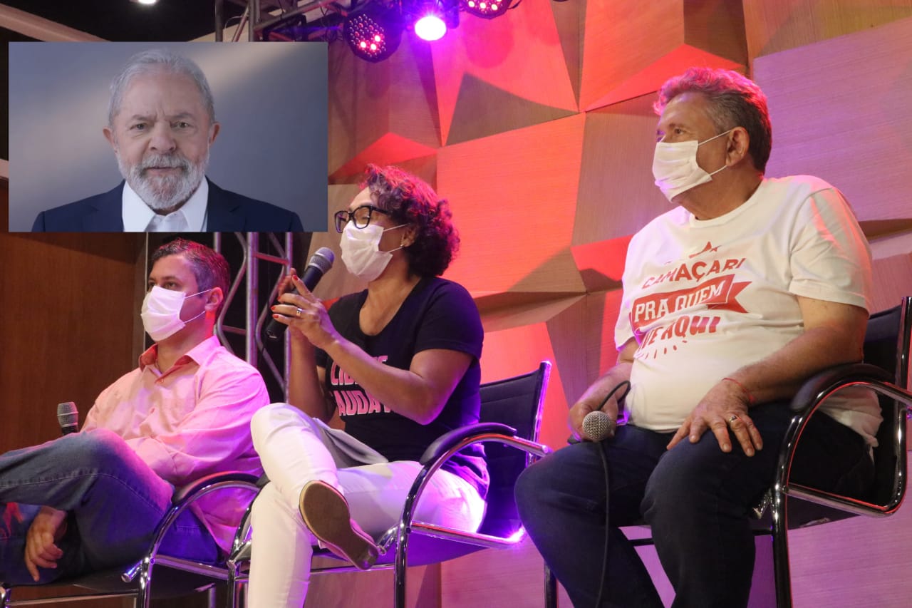 Lula, durante a live:'Existem duas maneiras de governar, uma contra e uma a favor do povo' - Foto: Reprodução
