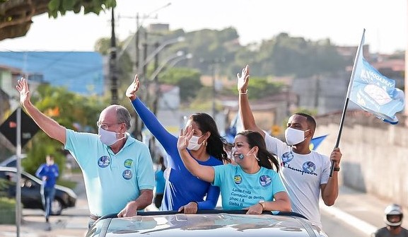 Primeira-dama de Camaçari, Ivana Paula, assumiu o posto de “comandante” na fronte de batalha pela vitória nas urnas, em 15 de novembro (Foto: Reprodução | Rede Social)