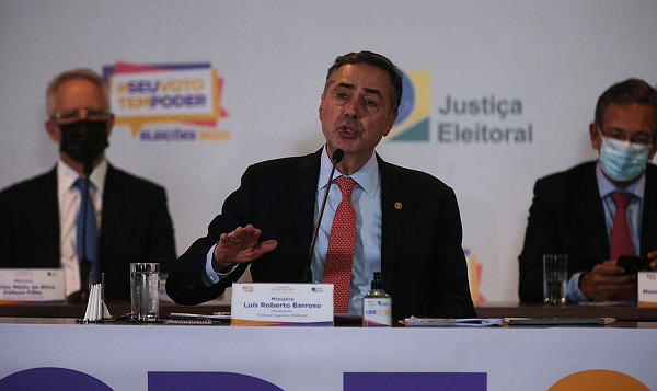 Presidente do Tribunal Superior Eleitoral (TSE), ministro Luís Roberto Barroso (Foto: Reprodução)