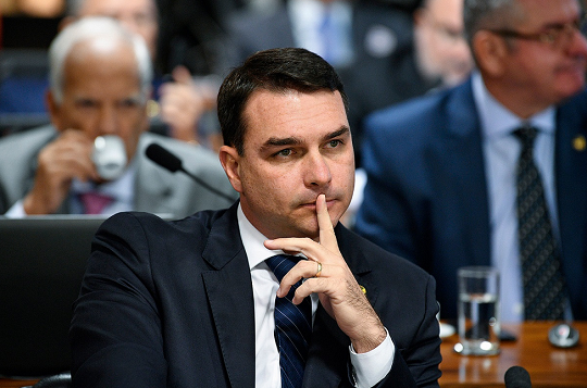 Senador Flávio Bolsonaro (Republicanos-RJ) (Foto: Reprodução)