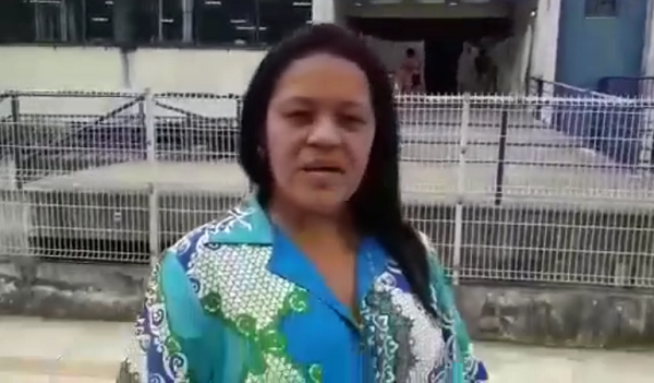 Candidata a vereadora Valdinéa Conceição Gomes (Foto: Print | Vídeo)