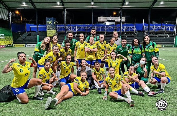 Seleção Brasileira Feminina de Futebol 7 (Foto: Divulgação)