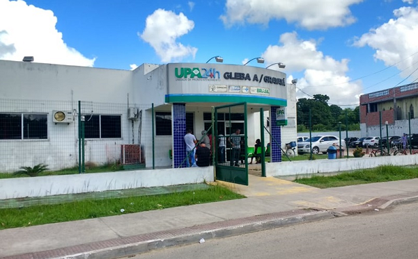 Unidade de Pronto Atendimento (UPA), no bairro da Gleba A (Foto: Reprodução)